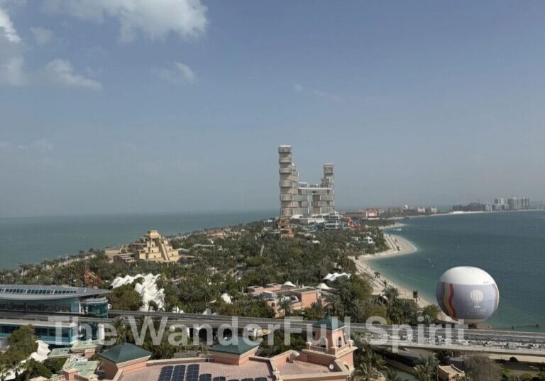 Scenic beach view with clear skies